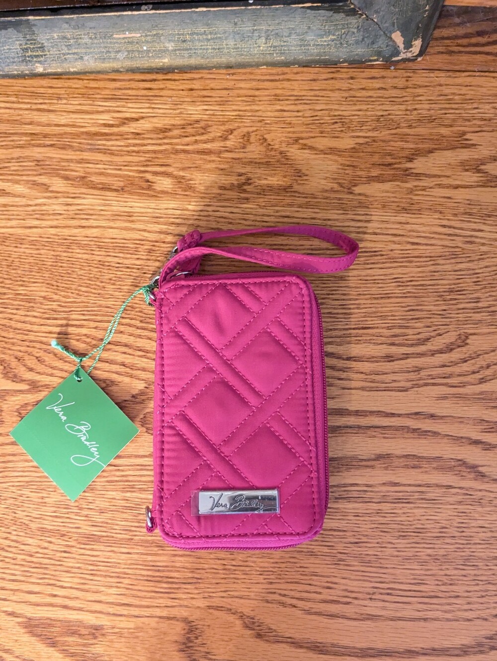 Vera Bradley Magenta Carry It All Wristlet NWT